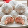 Peppermint Snowball Cookies