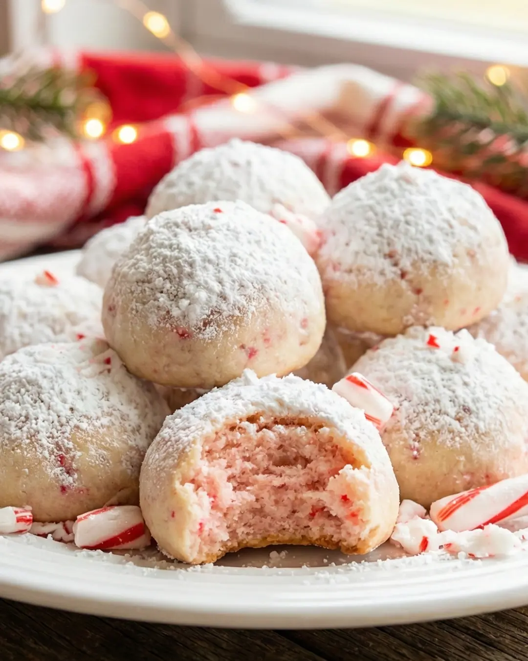 Peppermint Snowball Cookies Recipe