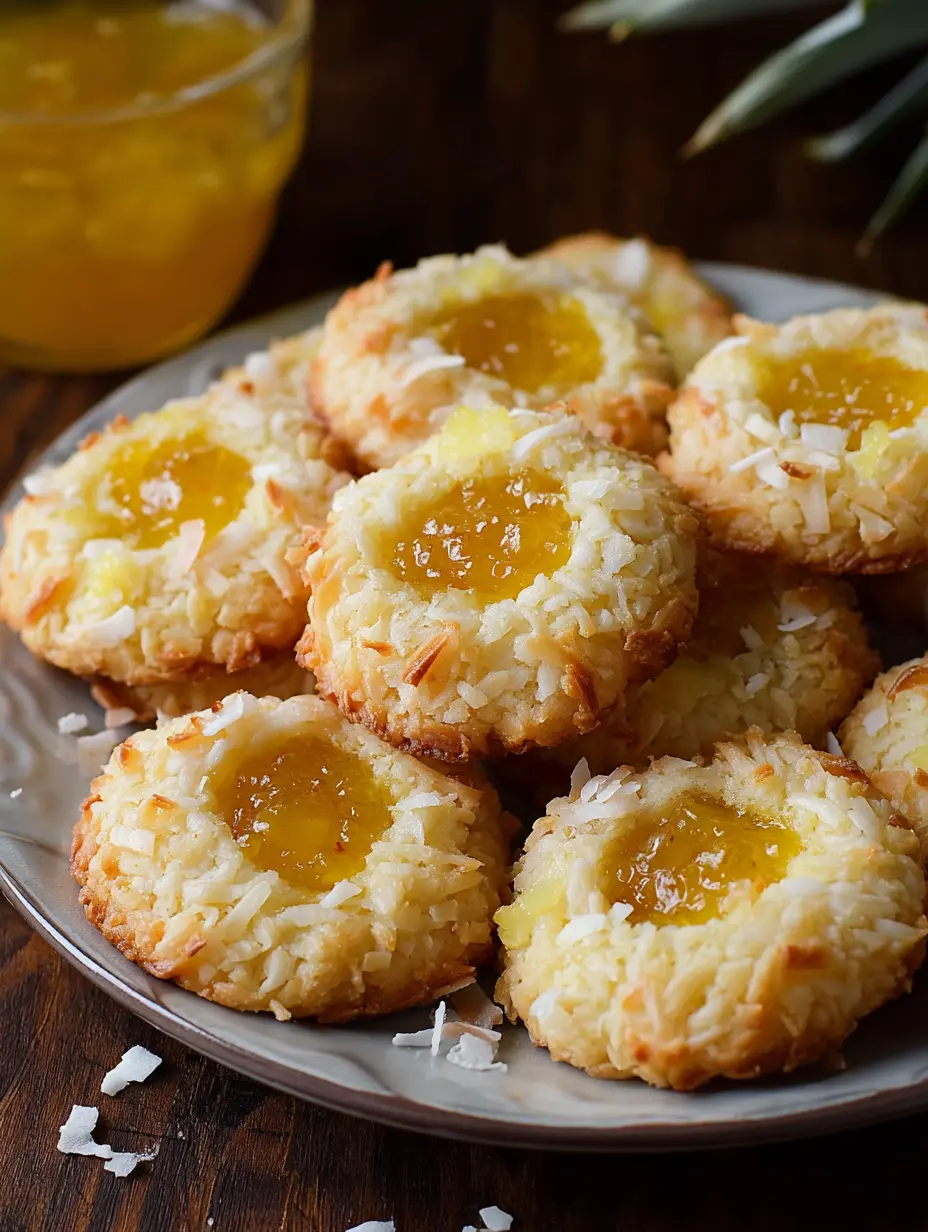 Pineapple Coconut Cookies