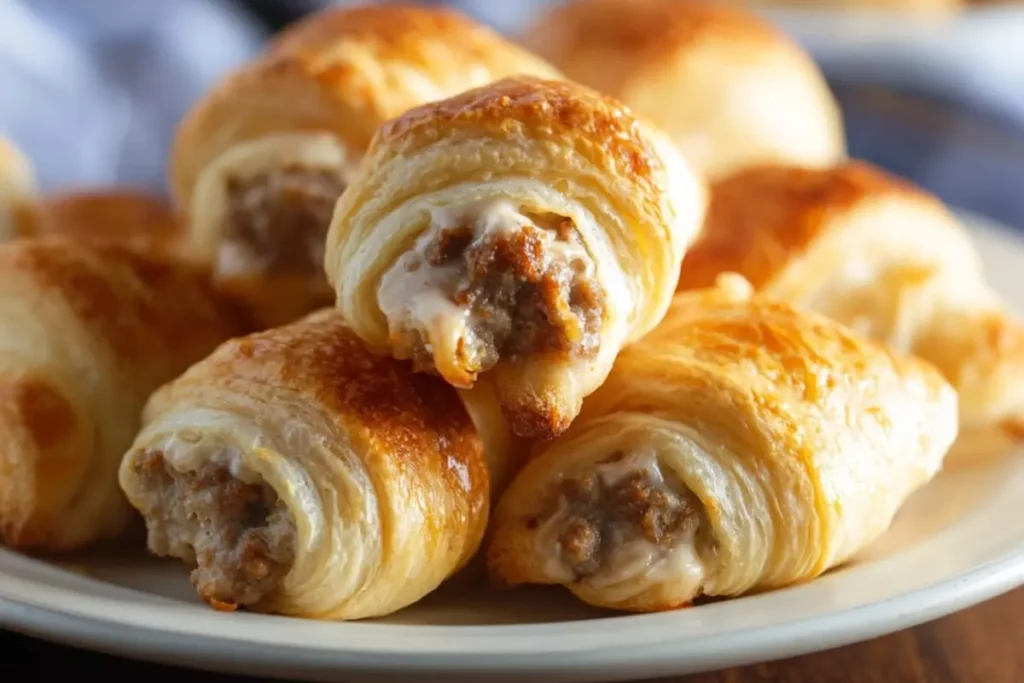 Sausage Cream Cheese Crescent Rolls Recipe