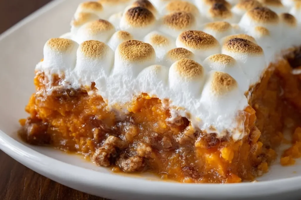 Sweet Potato Casserole with Marshmallows
