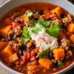 Turkey Sweet Potato Chili