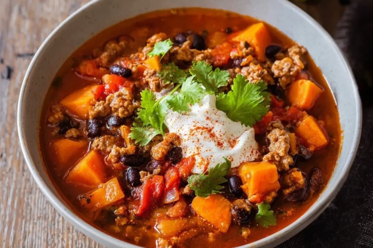 Turkey Sweet Potato Chili