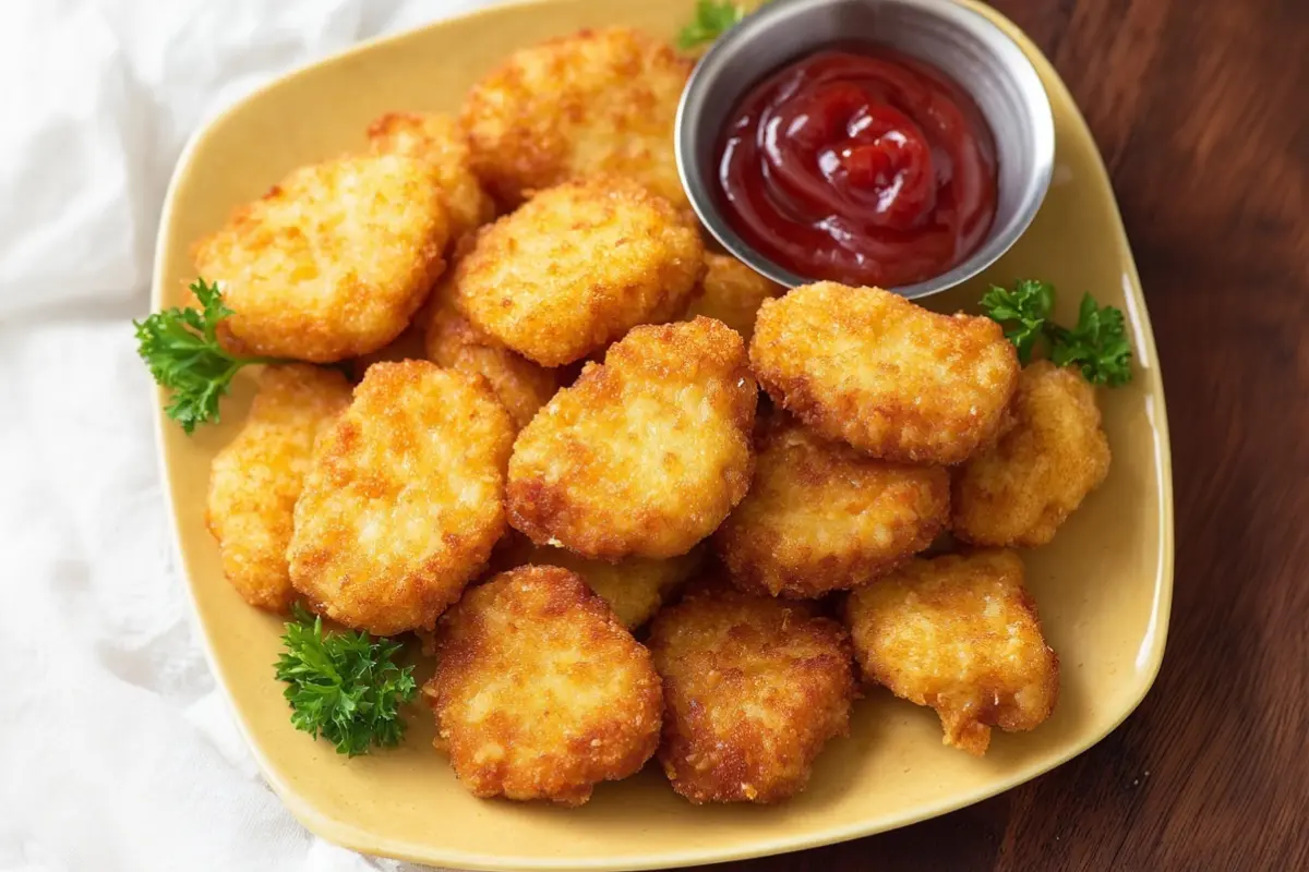 3 Ingredient Crispy Chicken Nuggets