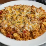 Cheesy Chicken Taco Rice