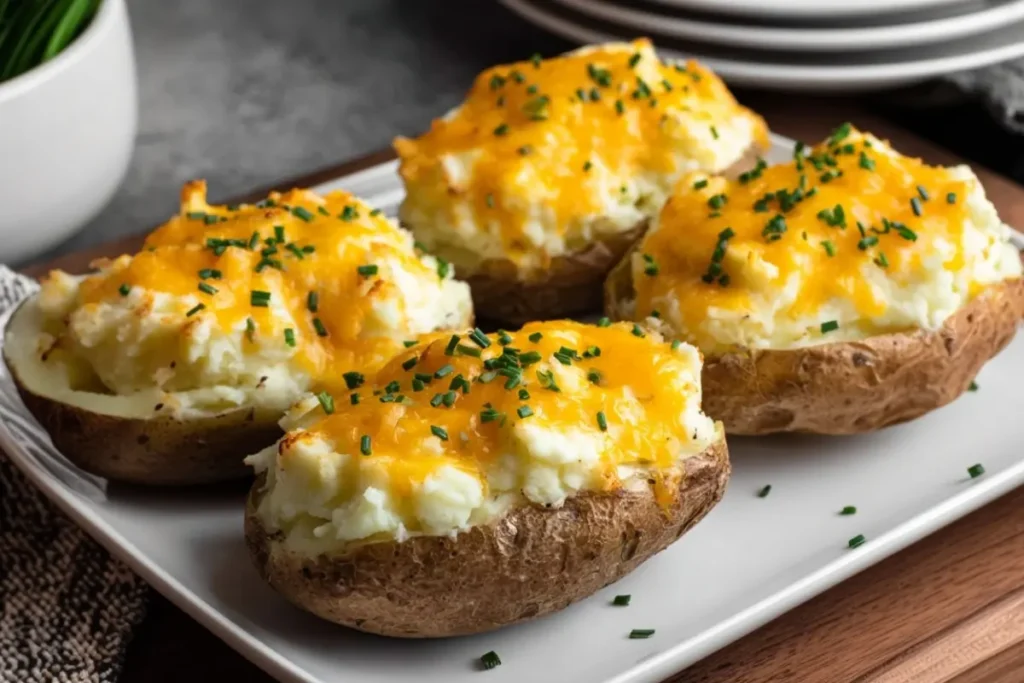 Cheesy Twice Baked Potatoes