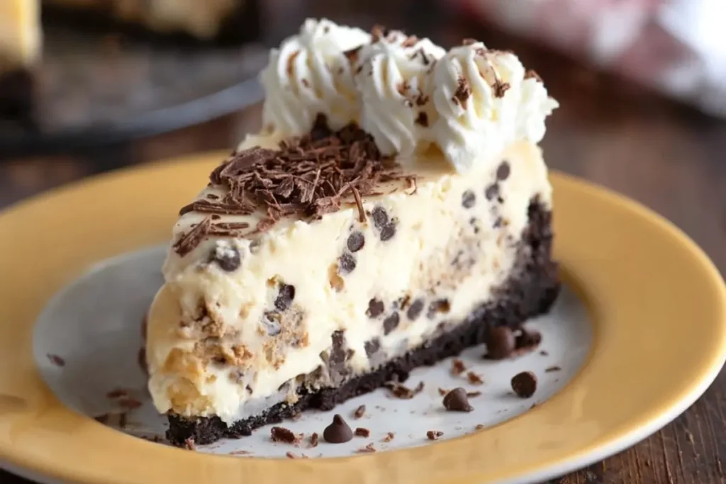 Chocolate Chip Cookie Dough Cheesecake