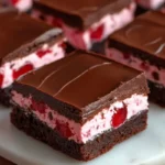 Chocolate Covered Cherry Brownies