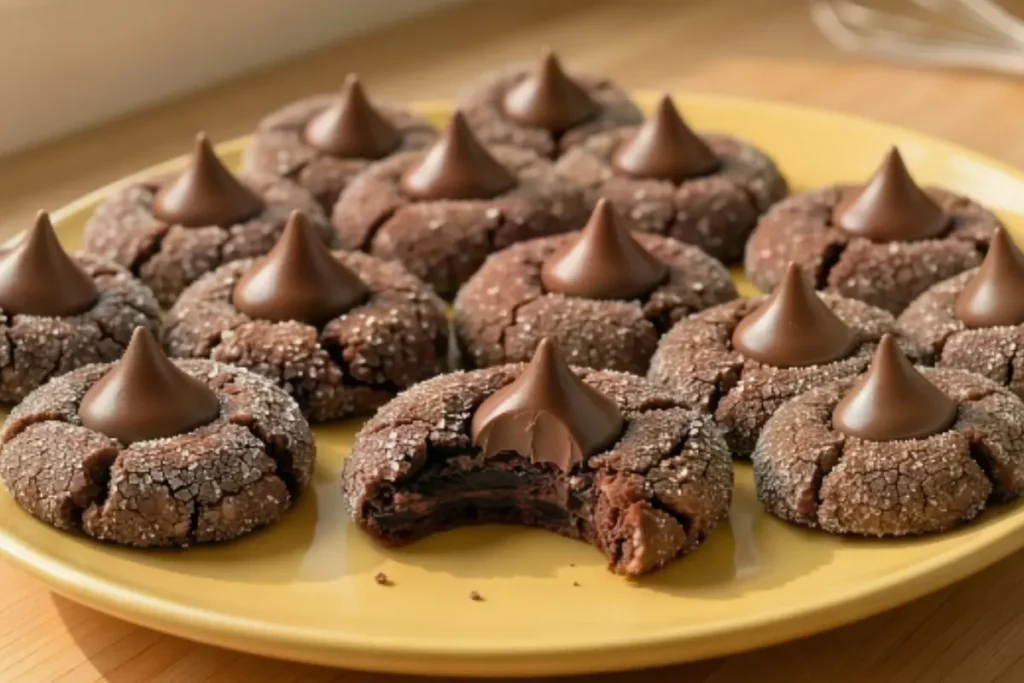 Chocolate Kiss Cookies