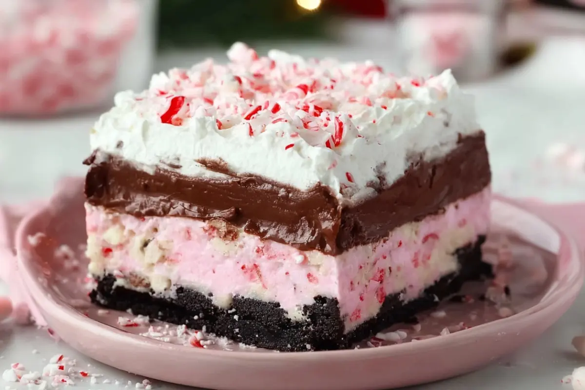 Chocolate Peppermint Lasagna