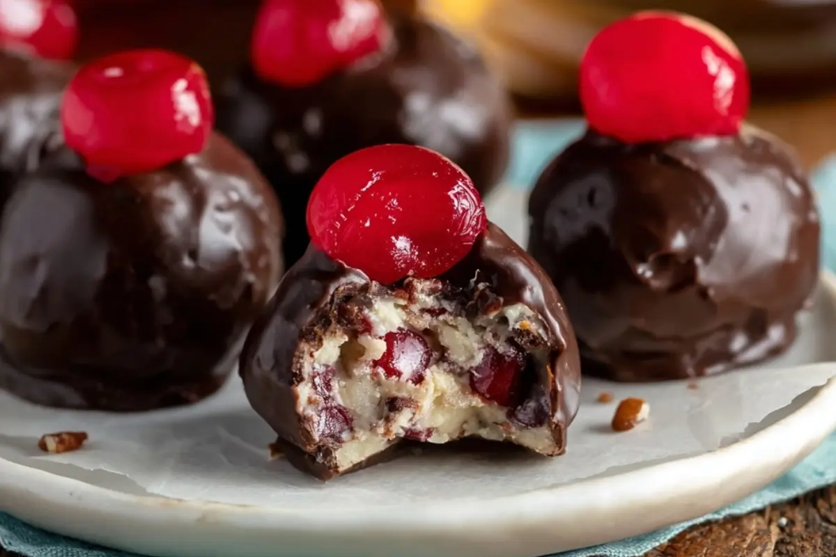 Christmas Cherry Balls