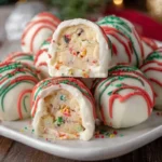 Christmas Tree Cake Truffles