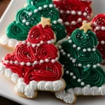 Frosted Christmas Brownies