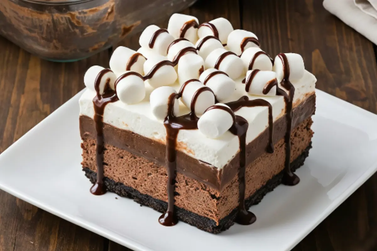 Hot Chocolate Lasagna
