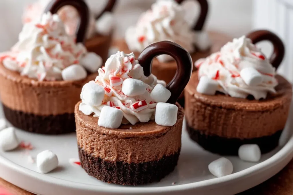 Hot Cocoa Cheesecake Minis