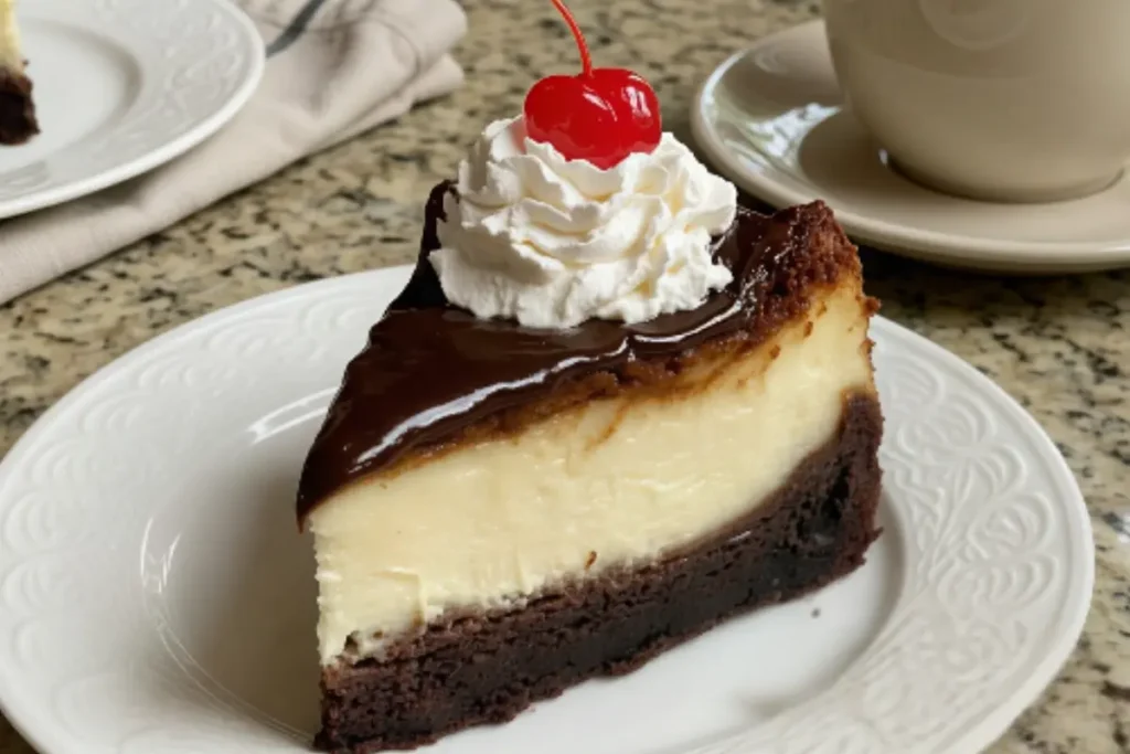 Hot Fudge Brownie Cheesecake recipe