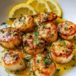Seared Lemon Garlic Butter Scallops