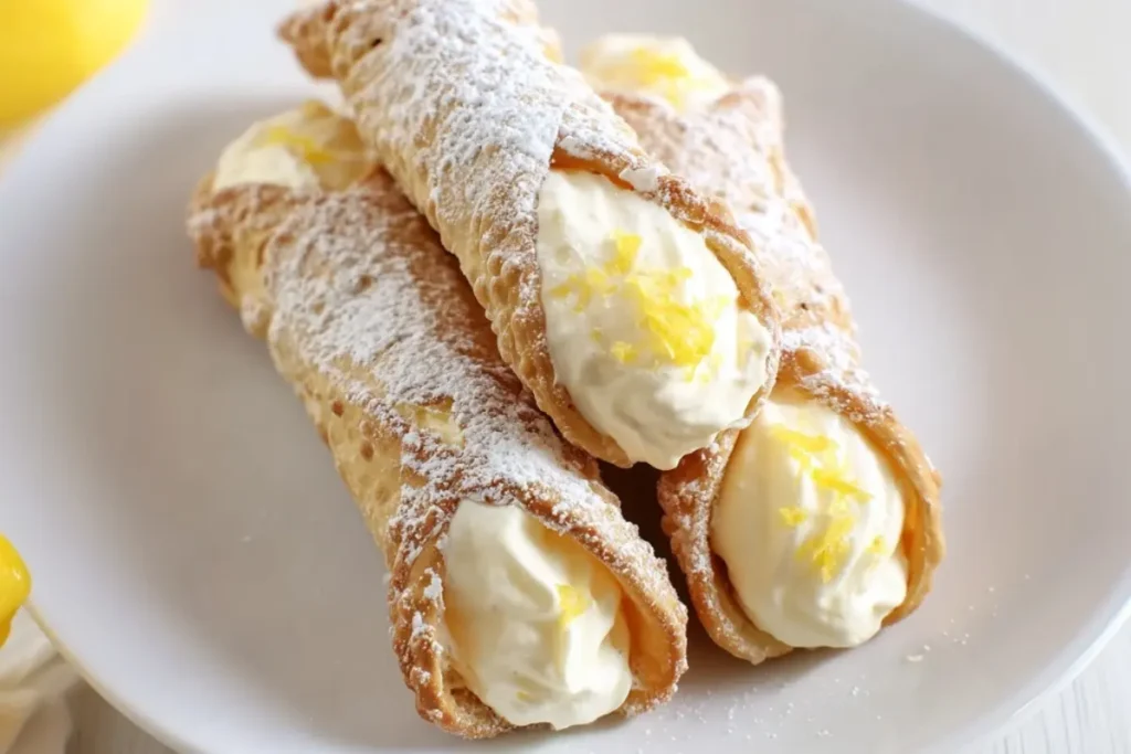 Lemon Meringue Pie Cannoli