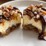 Mini Turtle Cheesecakes