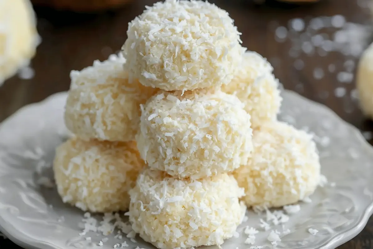 No Bake Coconut Cookies