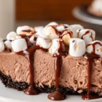 No Bake Hot Chocolate Pie