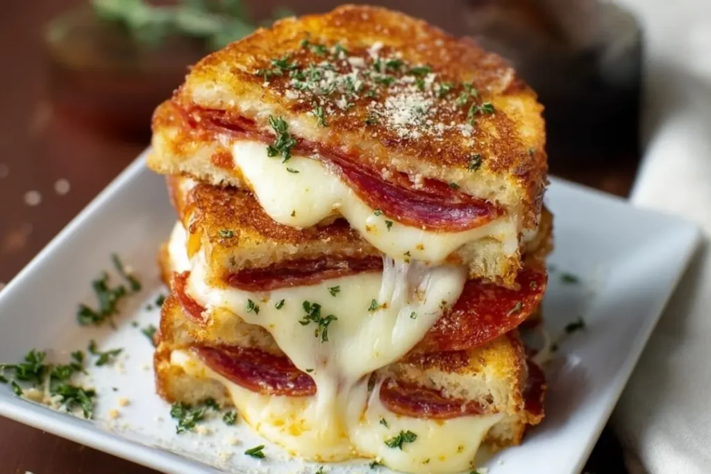 Pepperoni Pizza Grilled Cheese