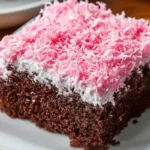 Pink Coconut Snowball Cake Bars