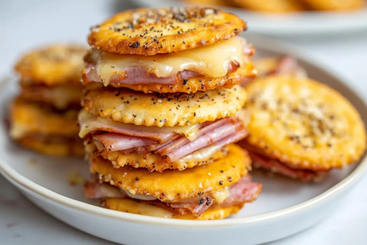 Ritz Cracker Party Sandwiches