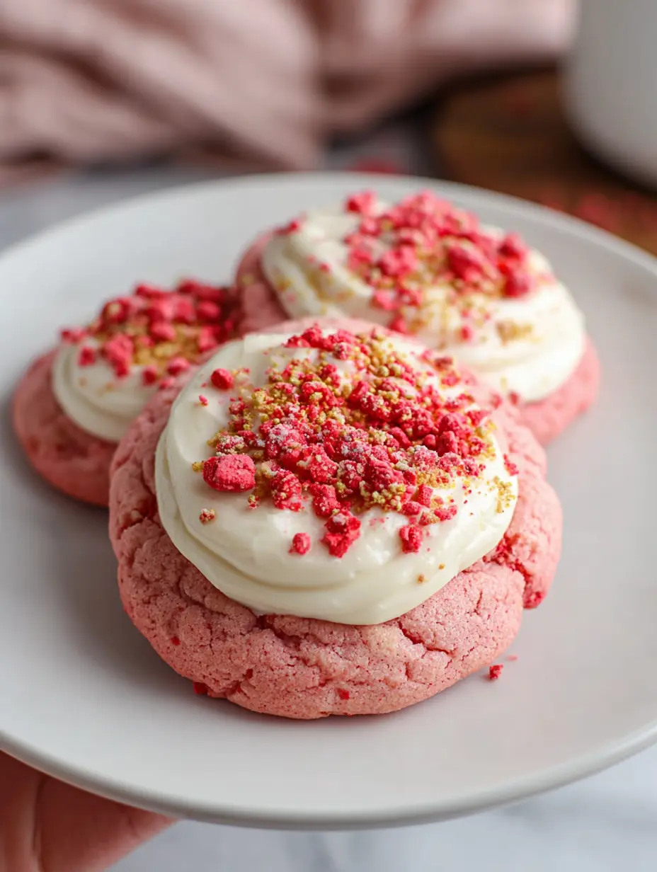 Strawberry Crunch Cookies recipe