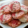 White Chocolate Cherry Shortbread Cookies