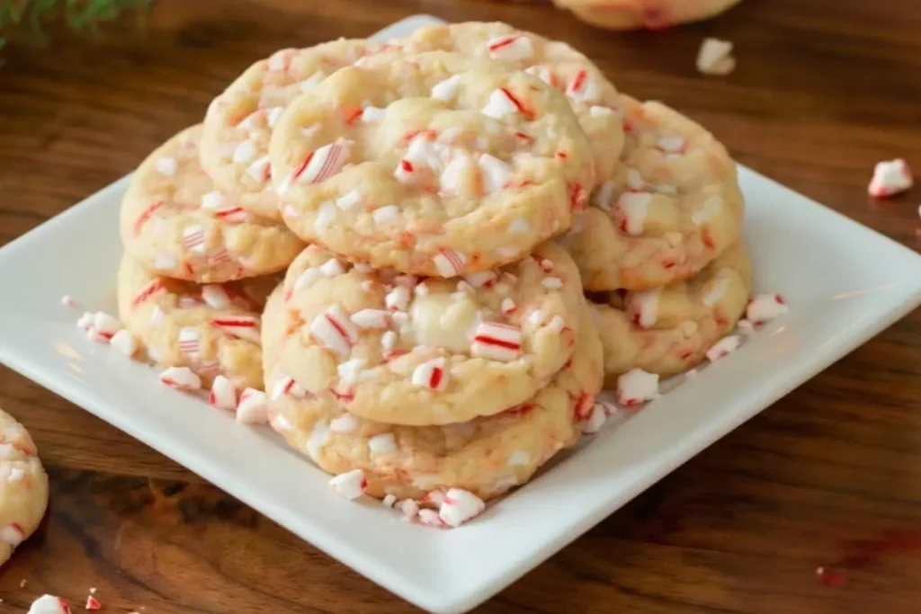 White Chocolate Peppermint Cookies