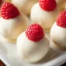 White Chocolate Raspberry Cheesecake Balls