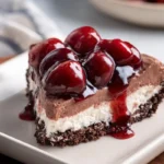no bake Black Forest Cheesecake