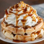 Apple Pie-Stuffed Biscuit Waffles