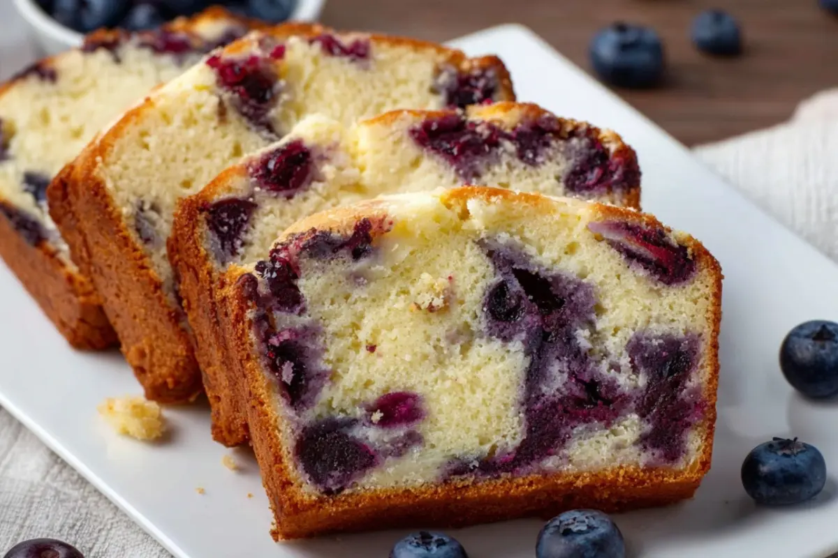 Blueberry Cream Cheese Loaf
