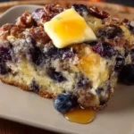 Blueberry Sausage Pancake Casserole