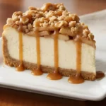 Caramel Apple Crisp Cheesecake