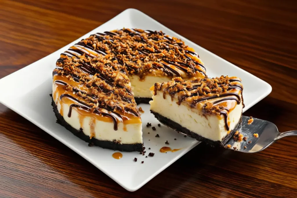 Caramel Coconut Cheesecake