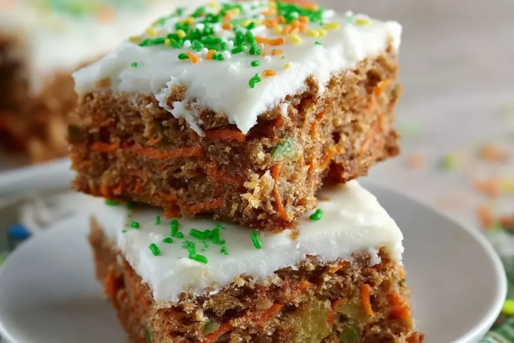 Carrot Cake Bars with Cream Cheese Frosting