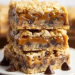 Chocolate Caramel Oatmeal Bars