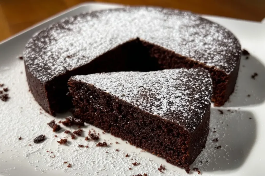 Chocolate Espresso Ricotta Cake