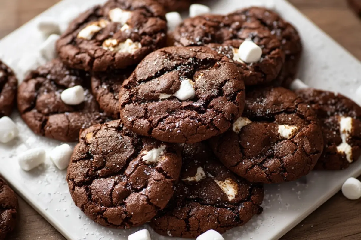 Chocolate Marshmallow Cookies