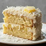 Coconut Cake with Pineapple Filling