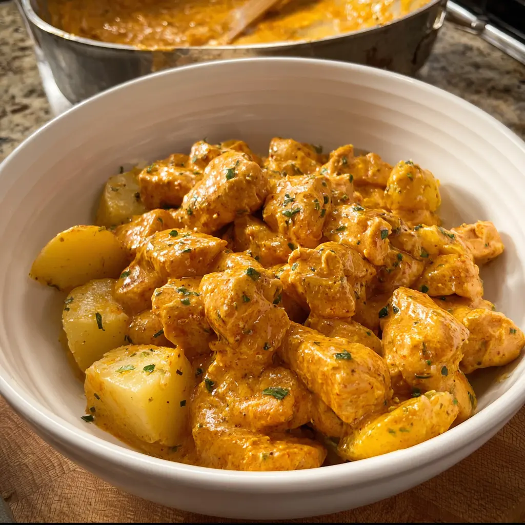 Creamy Cajun Chicken And Potatoes