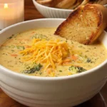 Crockpot Broccoli Cheddar Soup