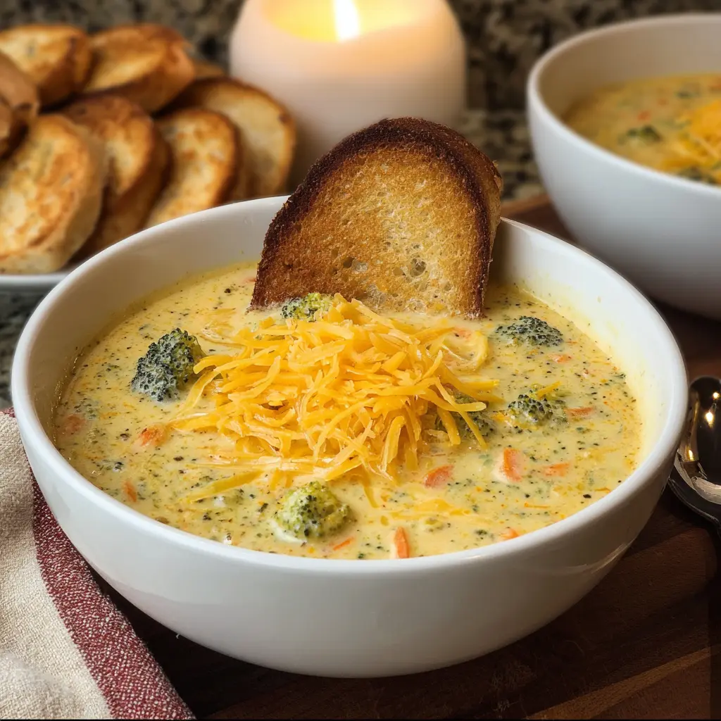Crockpot Broccoli Cheddar Soup Recipe