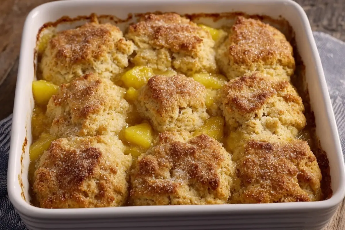 Easy Pineapple Cobbler