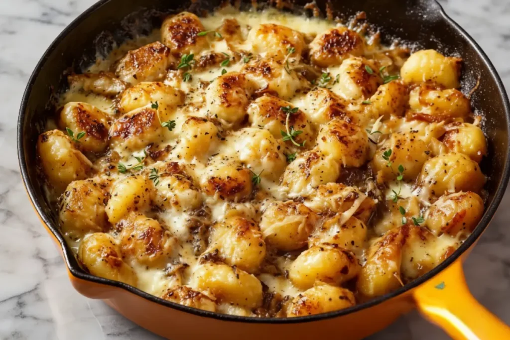 French Onion Gnocchi