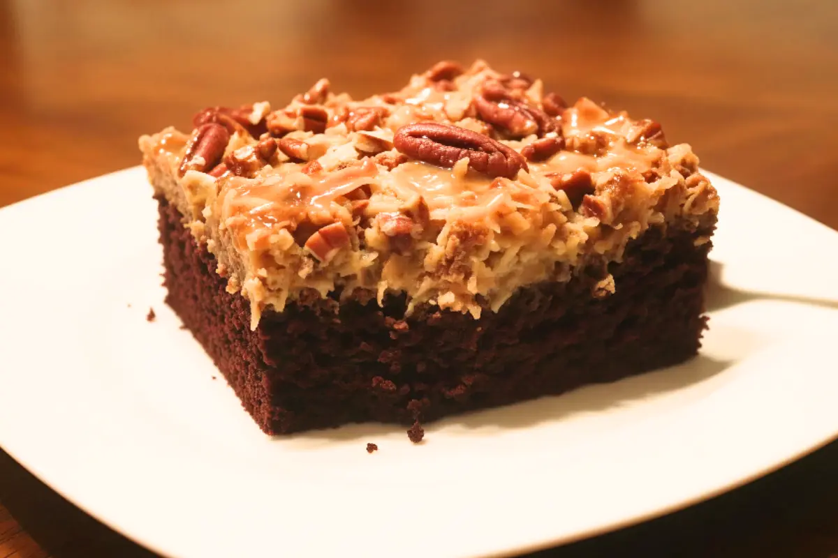 German Chocolate Dump Cake
