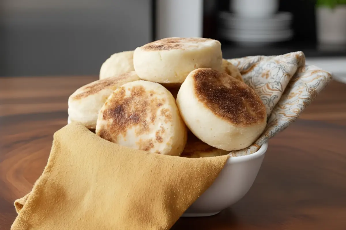 Homemade Sourdough English Muffins